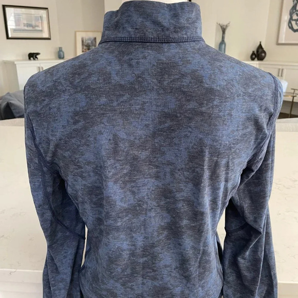 Paradox Dri-Release Repreve LS 1/2 Zip Fitted Poly Wool Top Blue Grey Sz M NWOT - Picture 7 of 10